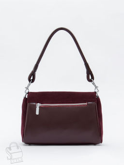 Сумка женская кожаная 0037VG wine purple Vitelli Grassi
