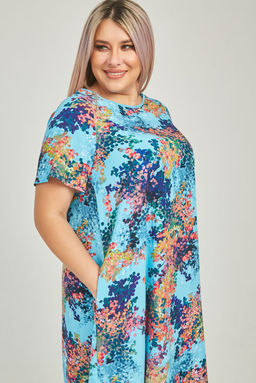 Платье Luxury Moda 1285 голубой