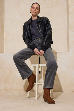 Taba Kovboy Kad?n Blok Topuklu Bot TAKAW26BO00123 - Trendyolmilla фото 2