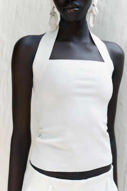 HALTER STRETCH TOP - Zara фото 3
