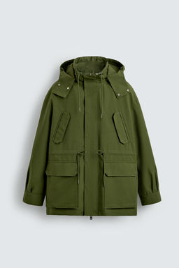 TECHNICAL PARKA WITH DETACHABLE WAISTCOAT - Zara фото 20