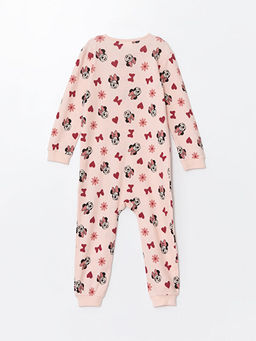 Uzun Kollu K?z Bebek Minnie Mouse Bask?l? Uyku Tulumu - Waikiki фото 2