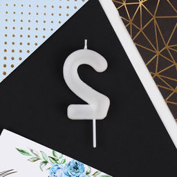 Свеча в торт цифра 2, с шарами - Страна карнавалия фото 4