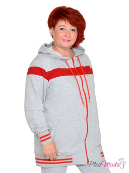 Толстовка Модель №1682 размеры 44-84 - Plusmoda фото 5