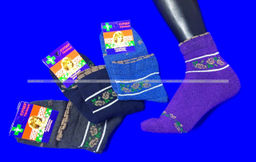 Цена за 10 пар. Линия здоровья Беларусь носки женские внутри махра