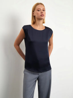 Однотонный топ - Emka фото 7