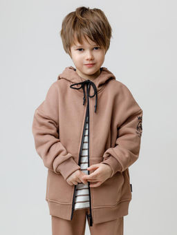 КР 302853/капучино 1321 к610 джемпер (толстовка) для мал
