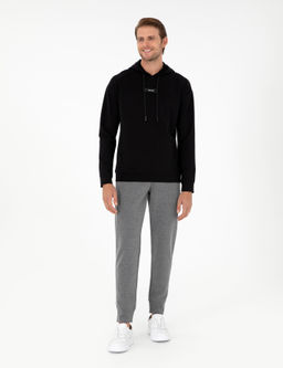 Siyah Comfort Fit Sweatshirt - Pierre cardin фото 4