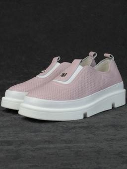 03-PDL253-5 VIOLET Полуботинки женские (натуральная кожа)