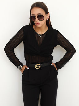 Лонгслив сетка КЛ200 Черный от фабрики Спортсоло