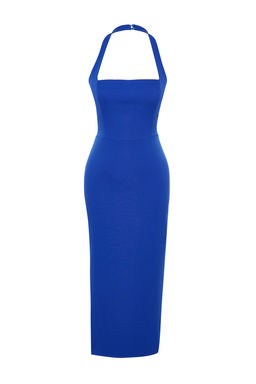 TRENDYOLMILLA Siyah Vucuda Oturan Dokuma Elbise TPRSS24EL00136 фото 7