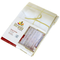 "Miranda" Штора для ванной тканевая 180х200см "Кантри бежевые цветы", без колец, 100% п/э (Турция)