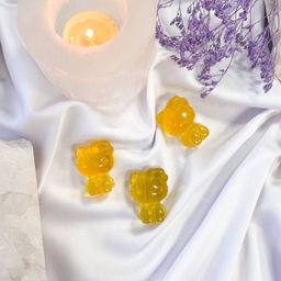 Фигурка резная "Hello Kitty" из Флюорита