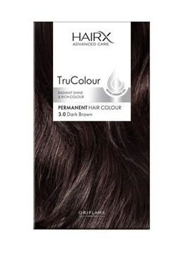 СТОЙКАЯ КРАСКА ДЛЯ ВОЛОС HAIRX TRUCOLOUR - ИНТЕНСИВНЫЙ КОРИЧНЕВЫЙ