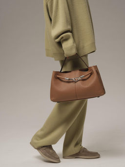 Сумка Ties DBR 31185 коричневый лист  фото 4