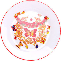 30786 Блюдо круглое 20,5см Романтика доломит LR (х48)