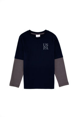 Erkek _ocuk Lacivert Bisiklet Yaka Basic Sweatshirt Sepette S_rpriz _ndirim - U.s. polo assn фото 6