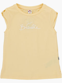 Комплект для девочки с лосинами UD 1945/7508 желтый - Mini maxi фото 2