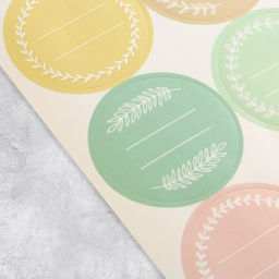 Цена за 10 шт. Наклейки Рамочкиветочки, 9 16 см - Арт узор фото 2