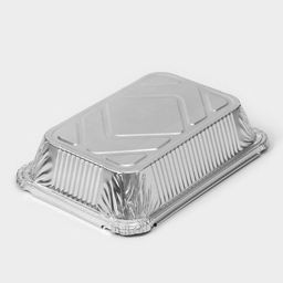 Цена за 100 шт. Форма из фольги для выпечки и запекания Доляна, 960 мл, 21.815.54 см  фото 4