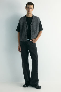 Su?ter chaleco en punto trenzado Loose Fit - H&m фото 2