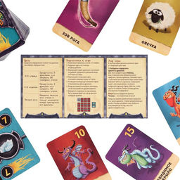 Настольная игра «Заклинатели Драконов», 79 карт, 7+
