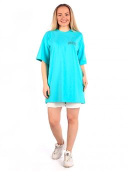 Туника женская кулирка с лайкрой "ОВЕРСАЙЗ" МЯТА