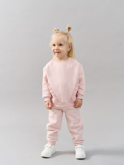 Джоггеры Клубничный коктейль утепленные 0+ - Bungly фото 2