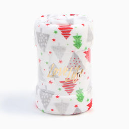 Плед LoveLife Ёлочки 150*200 см,100% п/э, велсофт 280 гр/м2  фото 6