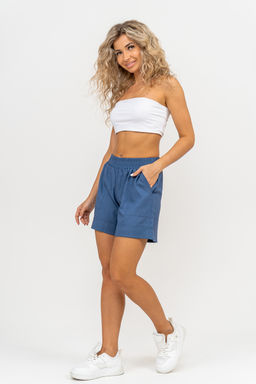 Шорты Натали 36781 из полиэстера с льном  фото 31