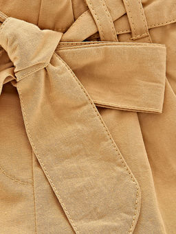 Шорты для девочки с поясом UD 4685 т.хаки - Mini maxi фото 9