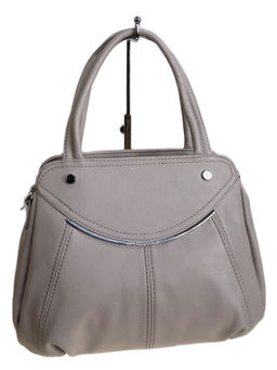 Женская сумка из искусственной кожи, цвет серо-белый