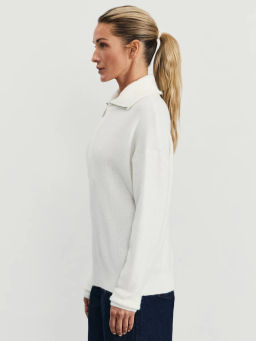 Джемпер на молнии с отложным воротником / Zarina