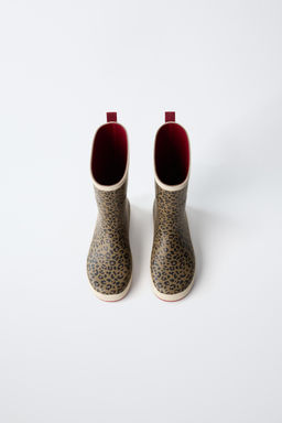 BOTA AGUA ANIMAL PRINT / Marr?n - Zara фото 4