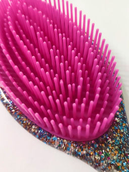 Rama Rose Расчёска массажная для волос S59, пластик, в ассортименте  фото 5