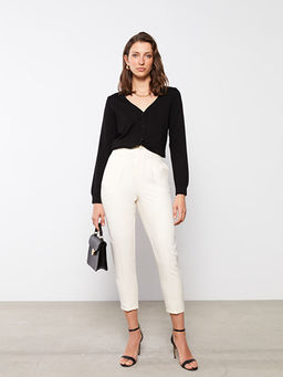 V Yaka Kad?n Triko H?rka