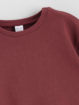 Basic Uzun Kollu Erkek Bebek Sweatshirt 3l?