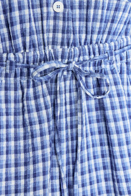 SHORT CHECKED JUMPSUIT - Zara фото 7