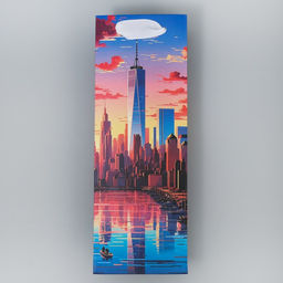 Пакет под бутылку Город счастья, 9 х 25 х 8.9 см - Дарите счастье фото 4