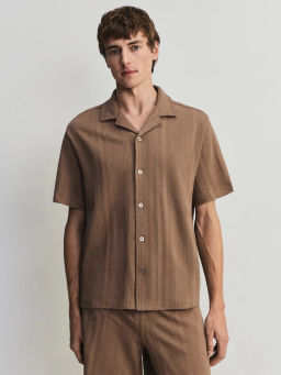 Рубашка из хлопка с коротким рукавом ZR2605043012-63 / Zarina