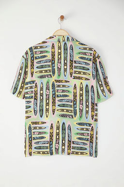 TRENDYOL MAN Cok Renkli Oversize Gomlek TMNSS25GO00072 - Trendyolmilla фото 6