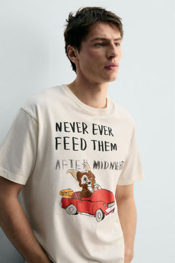 CAMISETA ILUSTRACI?N GREMLINS &  X DYLAN?S T-SHIRT CLUB X ZARA / Blanco roto  фото 5