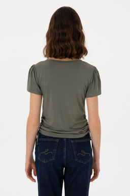 Kad_n Koyu Haki Ti__rt Sepette S_rpriz _ndirim - U.s. polo assn фото 5