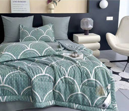 Одеяло Boris E-Shine Мако-Сатин с простыней и наволочками ODBORMS011 Евро