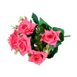 Цветок искусственный Букет РОЗ 28см /ZJ3170 арт. 735523