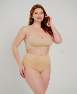 Трусы женские слипы Vanessa for me 6917 хлопок, эластан размеры XL, 2XL, 3XL  фото 3