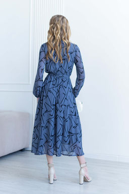 Платье Кэсси (серо-голубой) - Nadi bordo фото 12