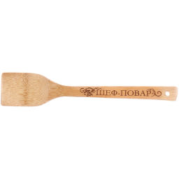 Цена за 5 шт. Лопатка бамбуковая 30*6см "Шеф-Повар" Селфи