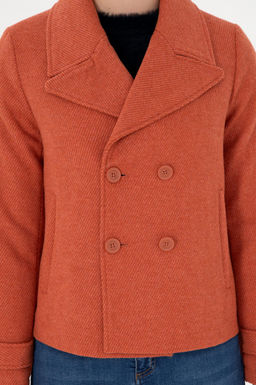 Женское пальто с рисунком плитки - U.s. polo assn фото 6