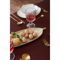 Скатерть Этель Cozy 150*250 +/-3см, цв.шоколад, пл. 192 г/м2, хл с ВГМО  фото 6